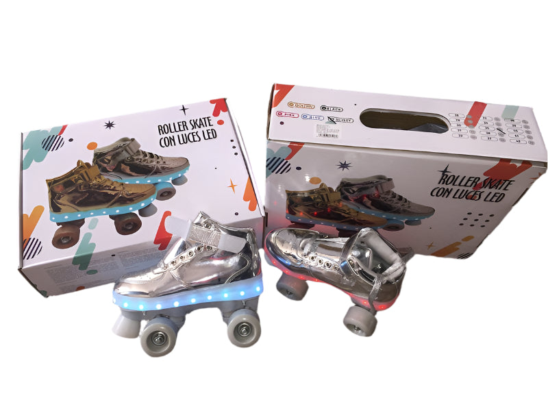 Patin 4 rueda con led 21527