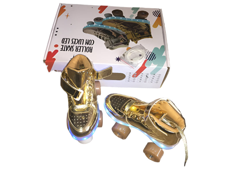 Patin 4 rueda con led 21528