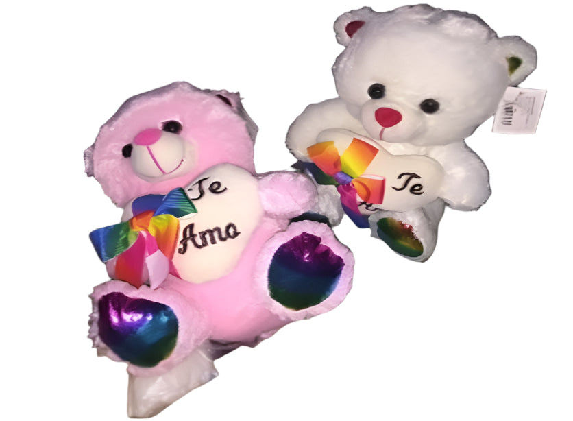PELUCHE OSO CON CORAZON 30CM 23939