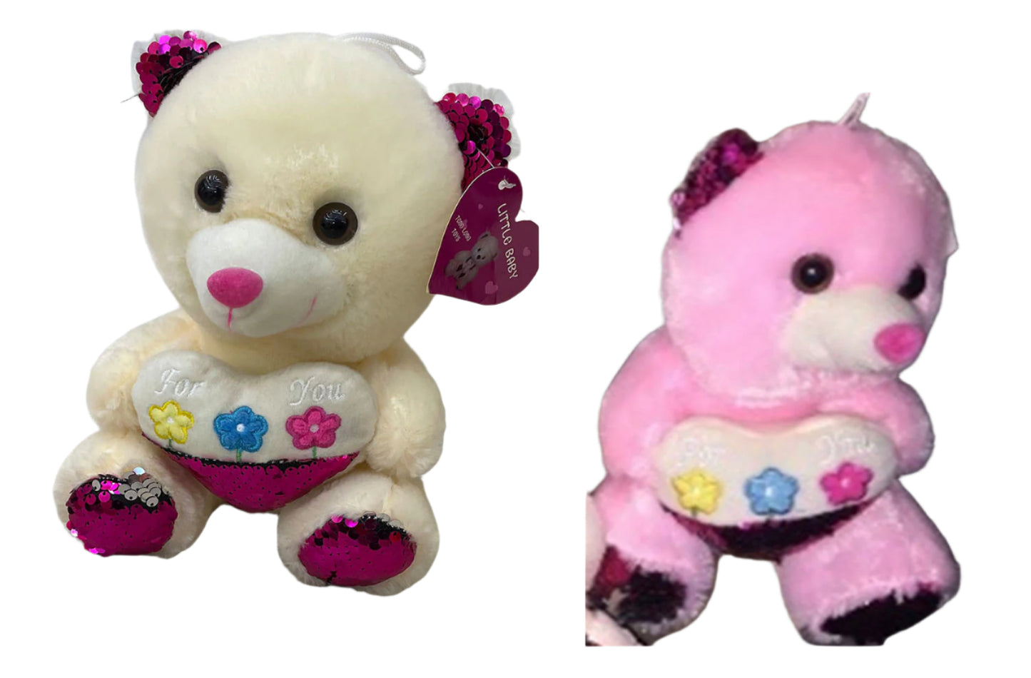 PELUCHE OSO CON CORAZON 20CM 23947