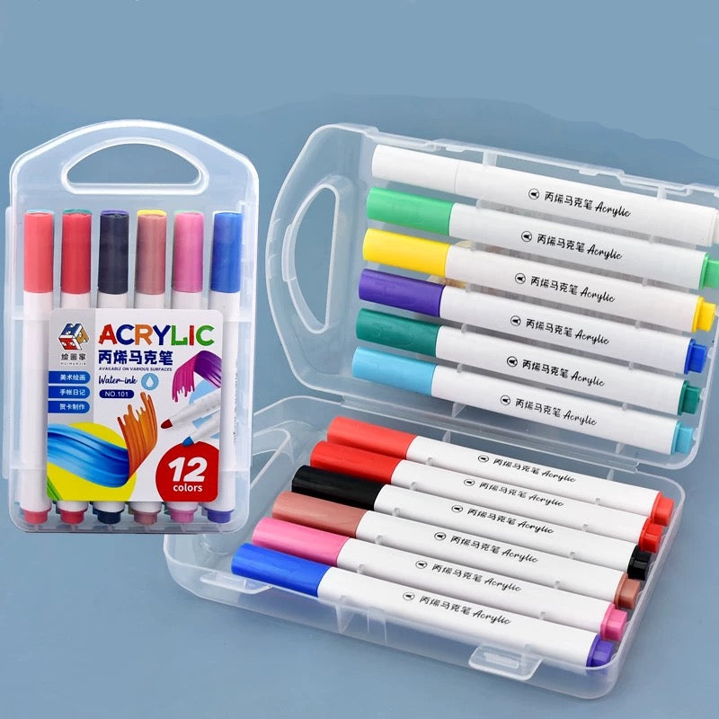 Pincel Marcador 12pcs