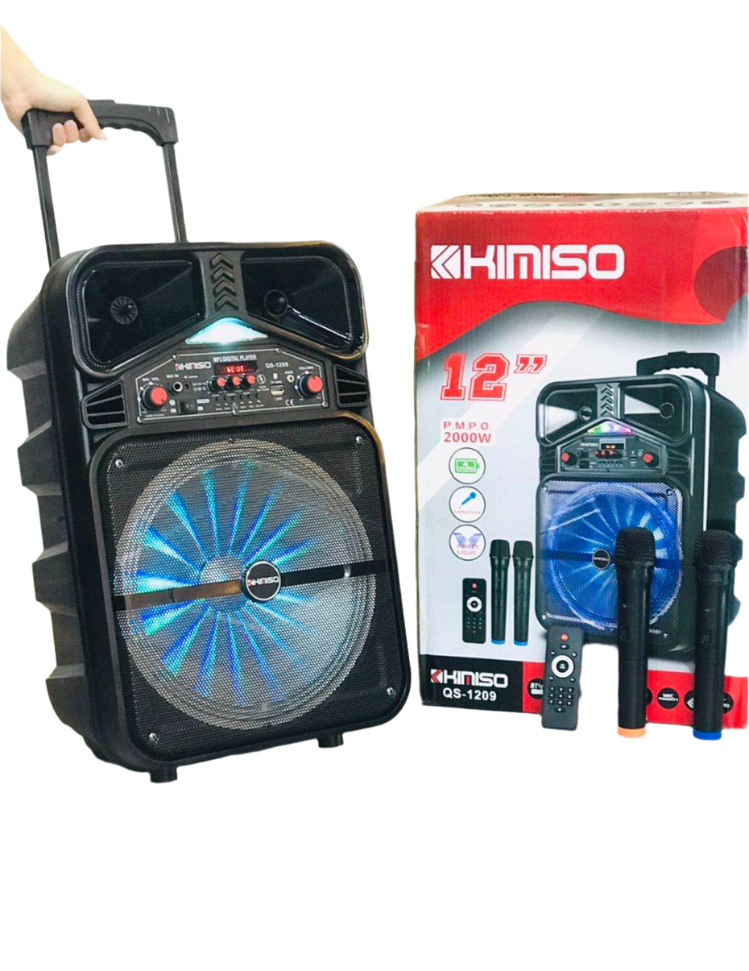 Parlante 12'' 2000w Bluetooth c/microfono 32514