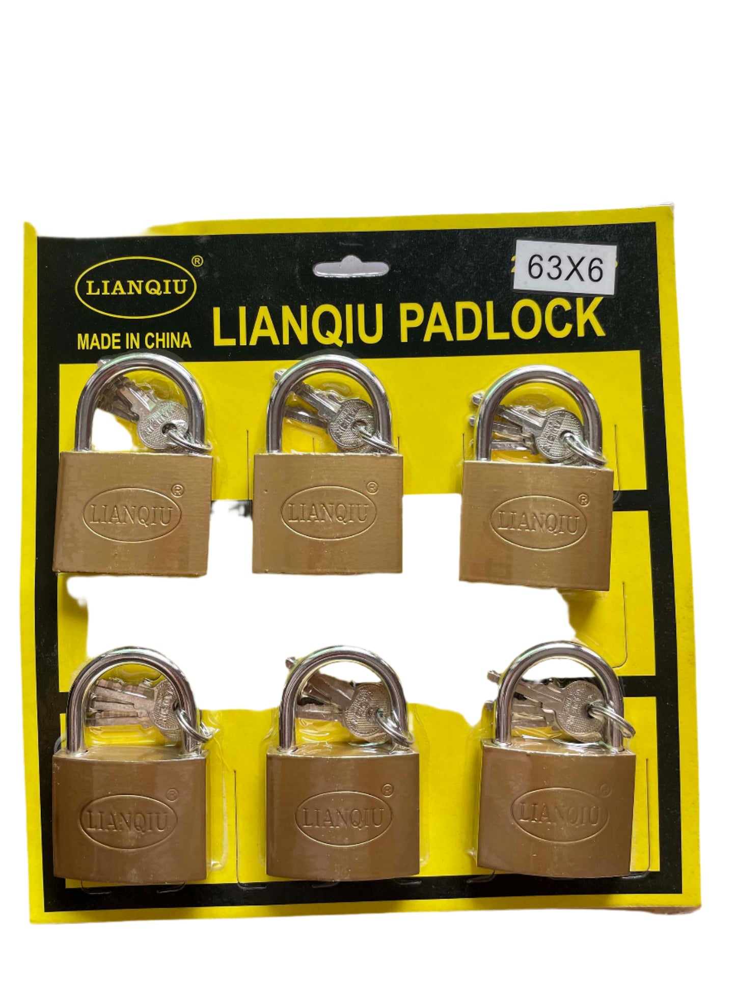 Candado 6 pieza 63mm 33735