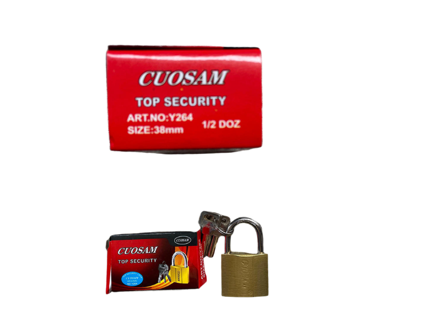 Candado 1 pieza 38mm 33743