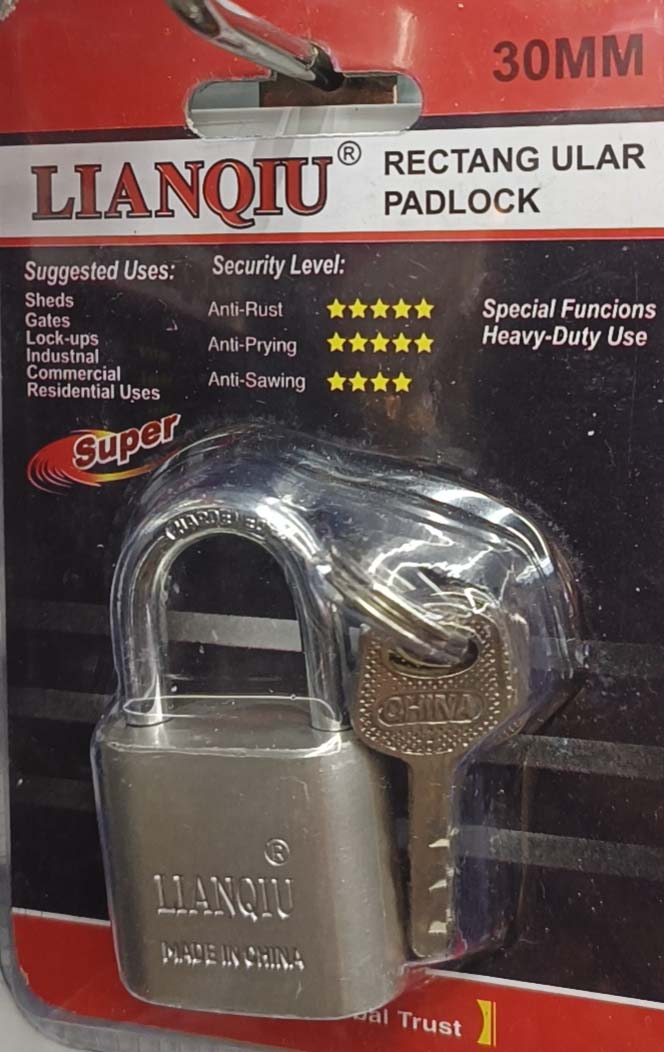 CANDADO 1 PIEZA 30MM 35635