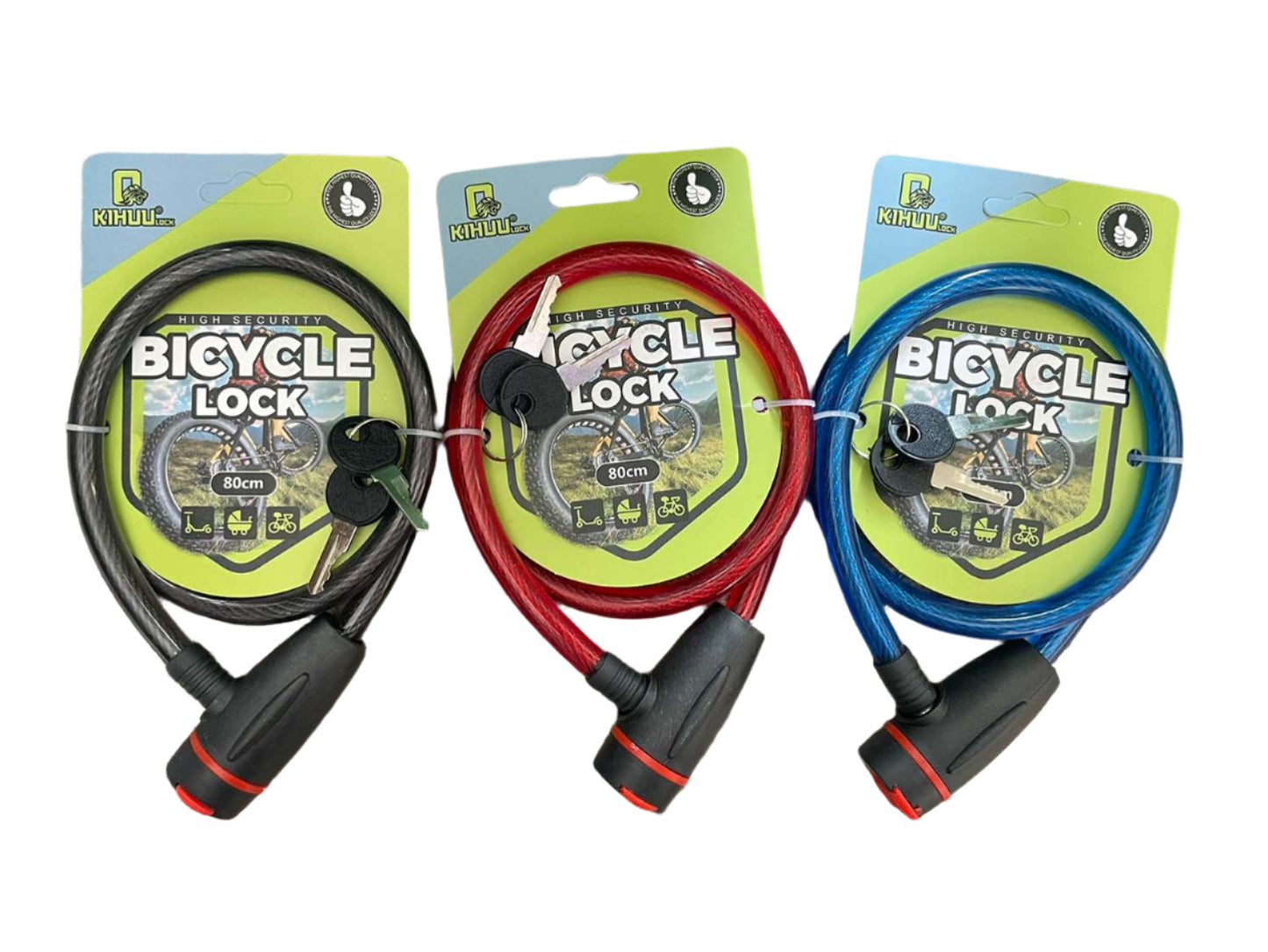 Candado para bicicleta 80cm 35835