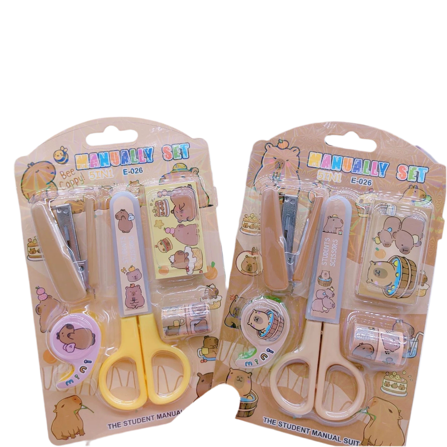Kit escolar Capibara 6pcs