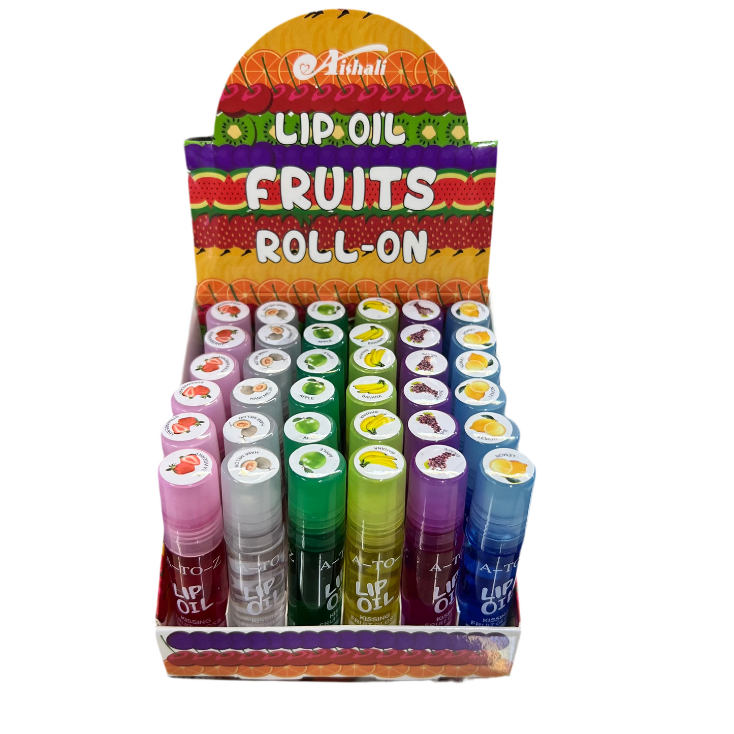Labial 36pcs frutas