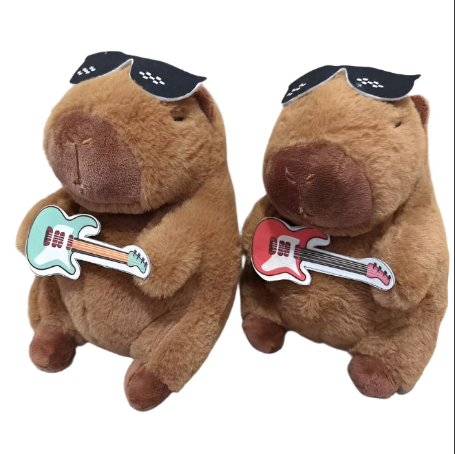 Peluche Capibara con Guitarra - 20CM