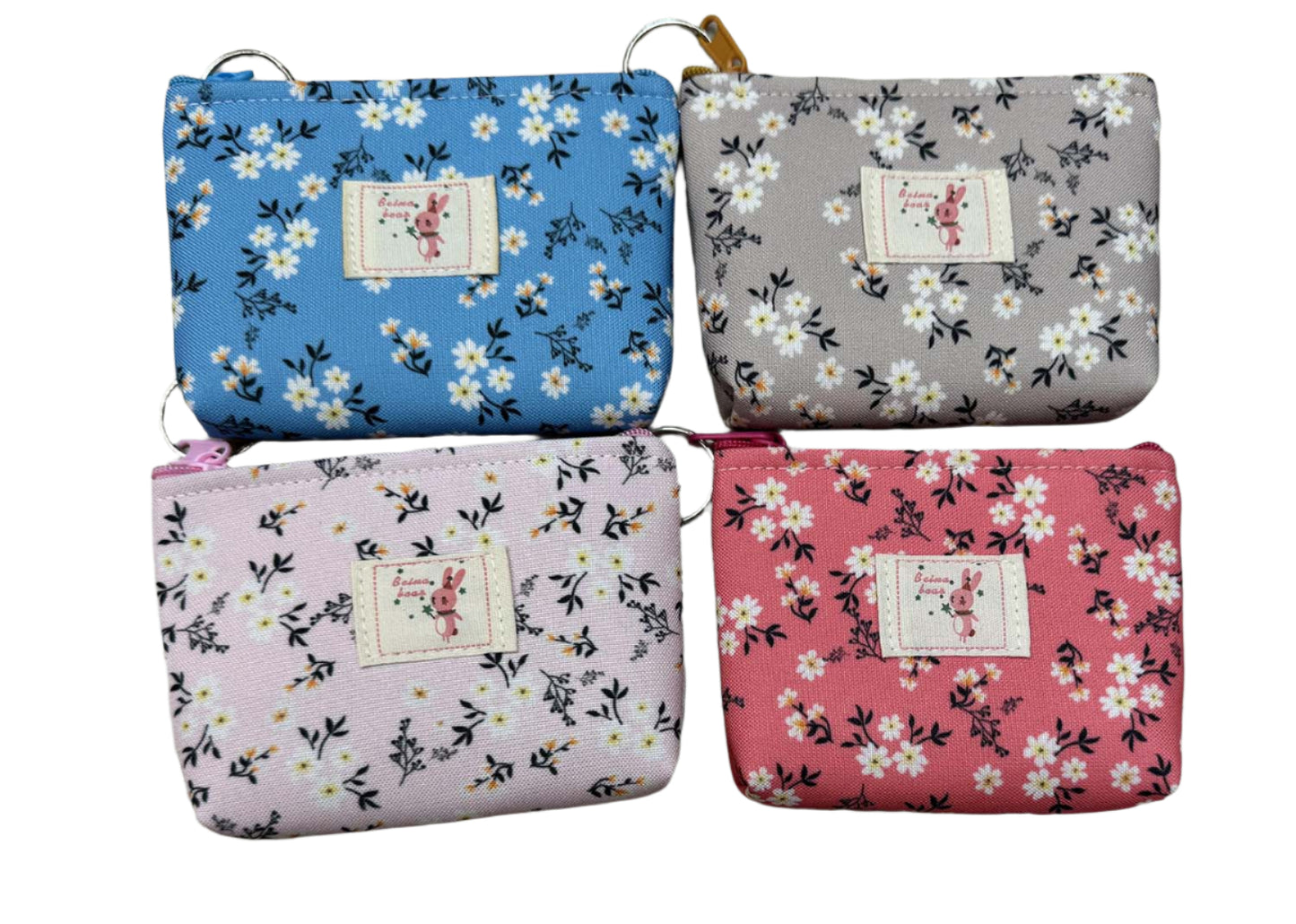 Portamonedas floreada -36598