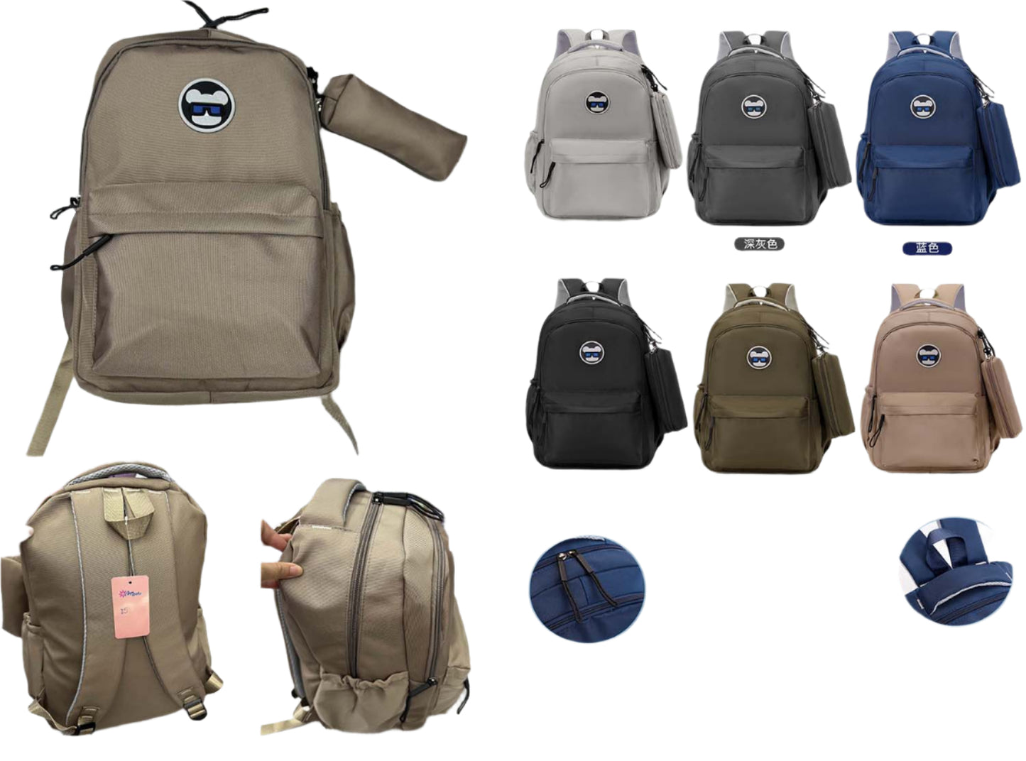 Mochila sport c/cartuchera -36615