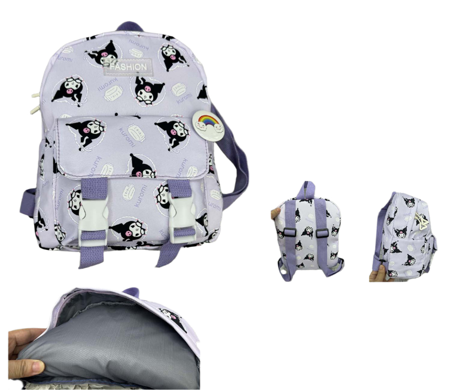 Mochila infantil kuromi (Tam.30*24*10) -36619