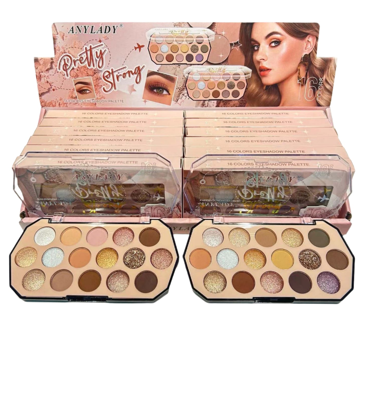 Paleta de sombras - 16 tonos