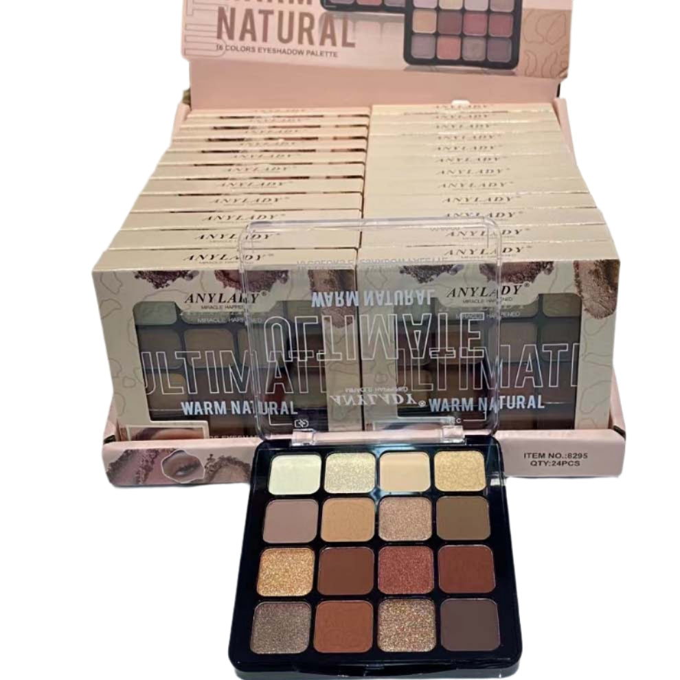 Paleta de sombras - 16 tonos