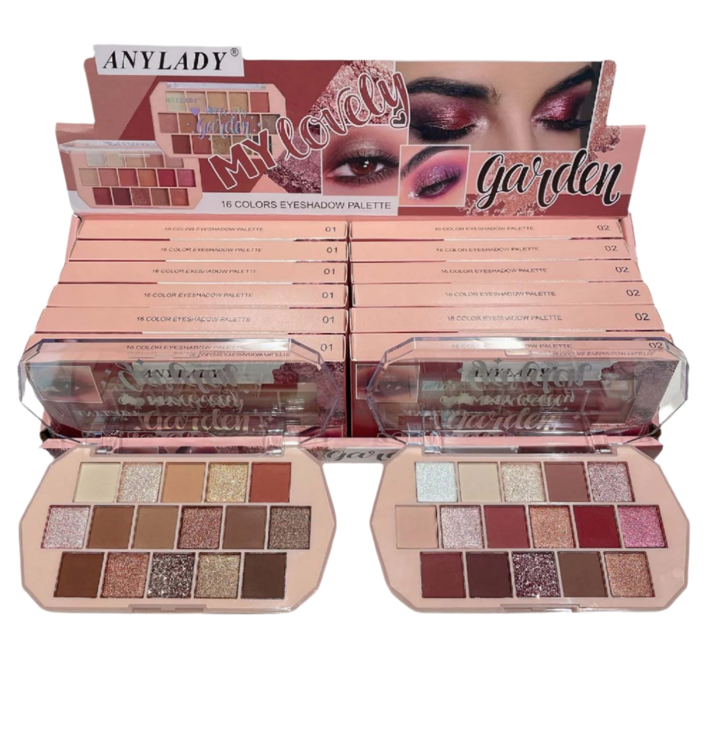 Paleta de sombras - 16 colores