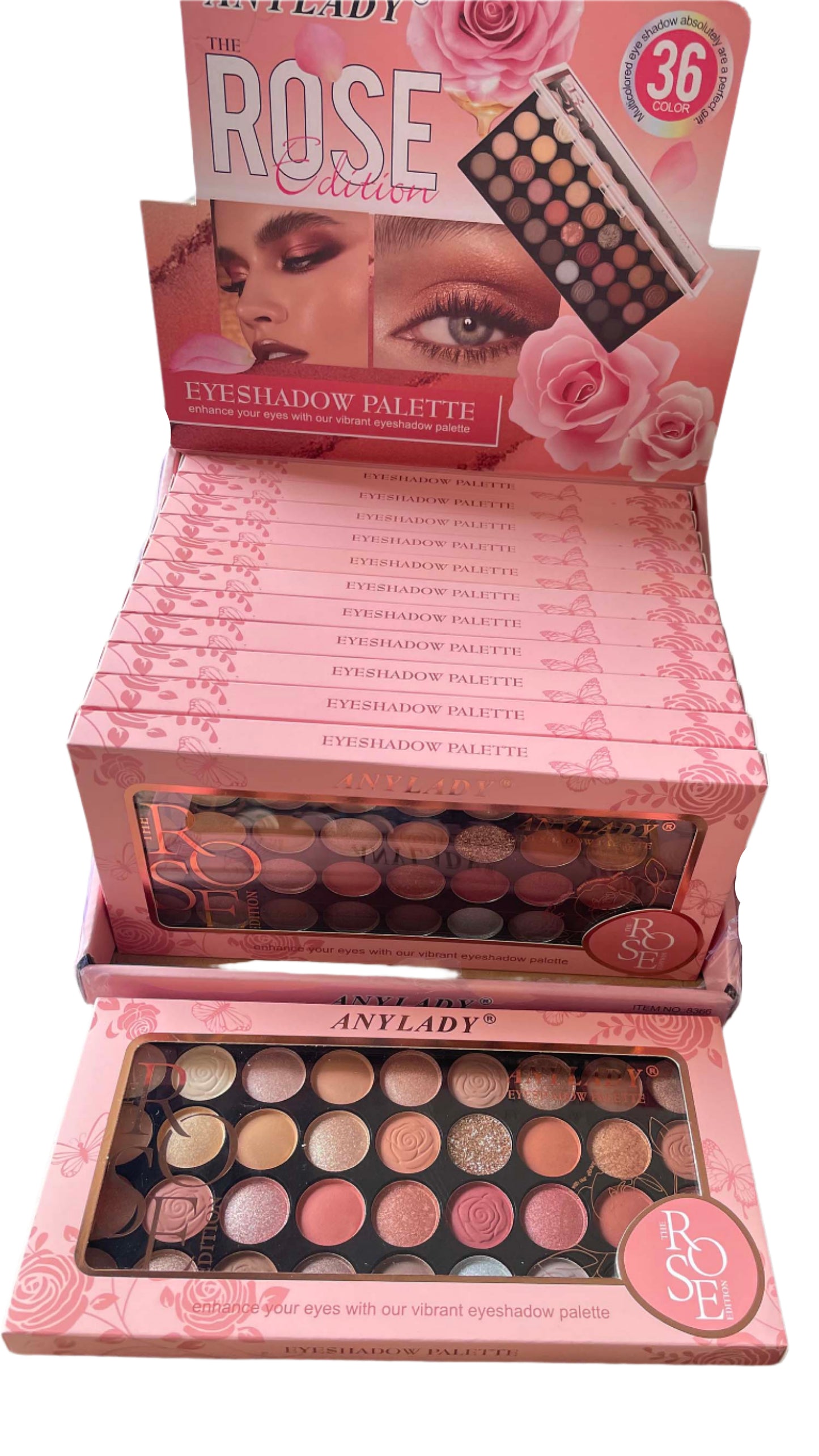 Maquillaje sombras-Anylady Rose 37351