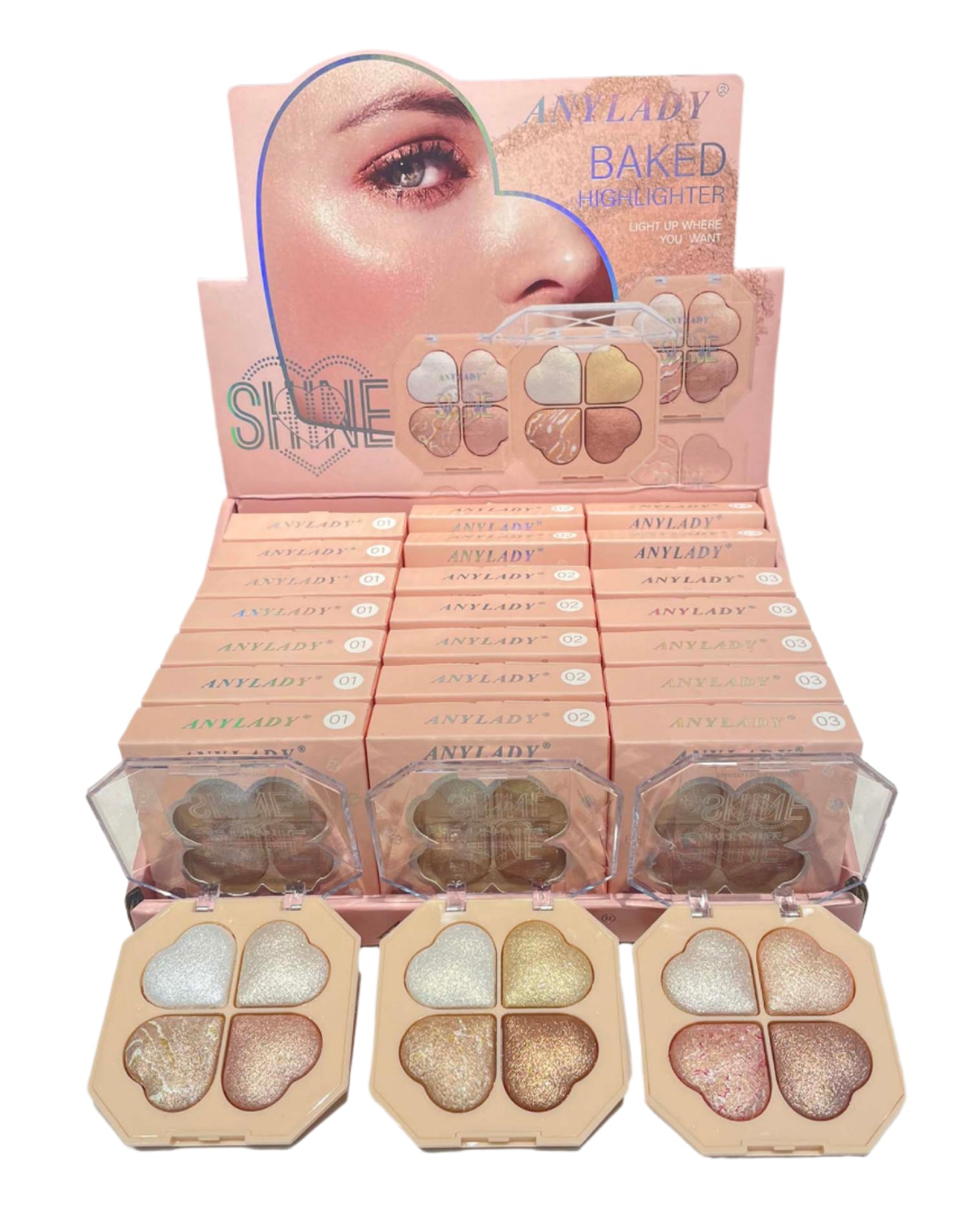 Maquillaje iluminador-Anylady 37359