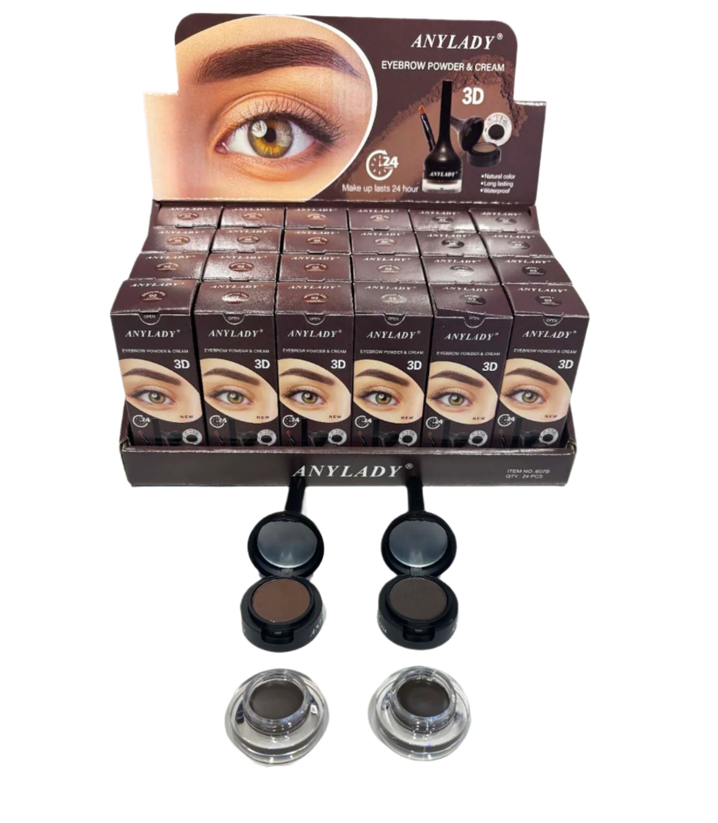 Sombras p/ceja 24h 3D-Anylady 37365