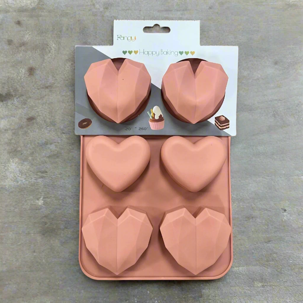 Molde para torta de silicona - corazon 37372