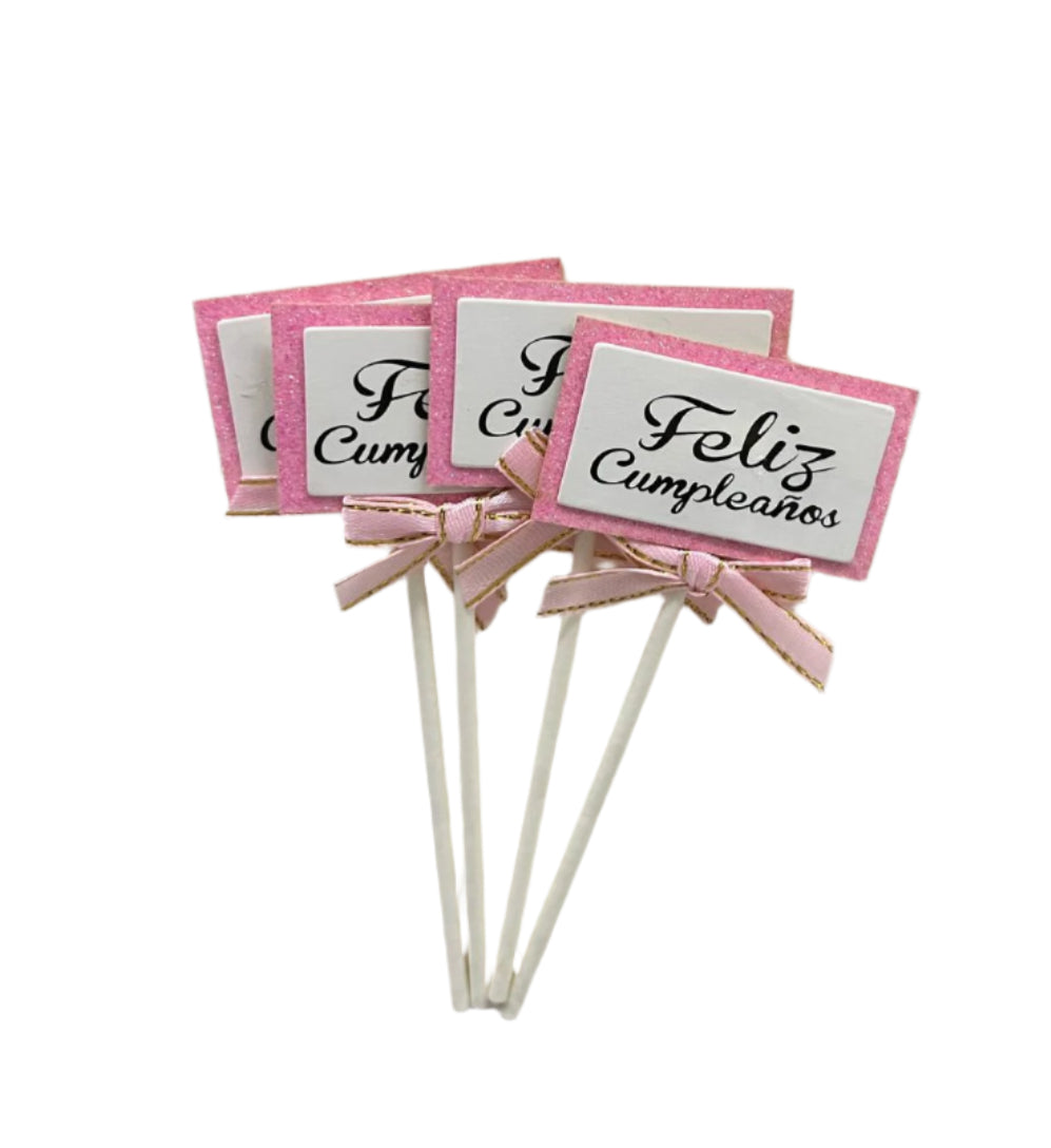 Topper para torta - 4 unidades