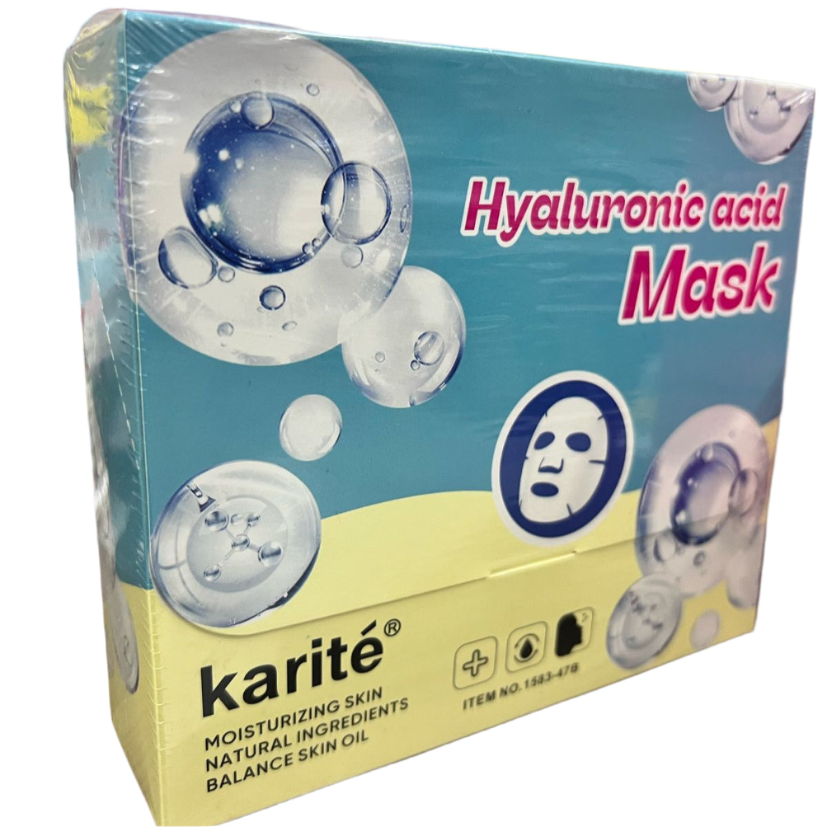 Mascara facial hialuronico - 1 unidad