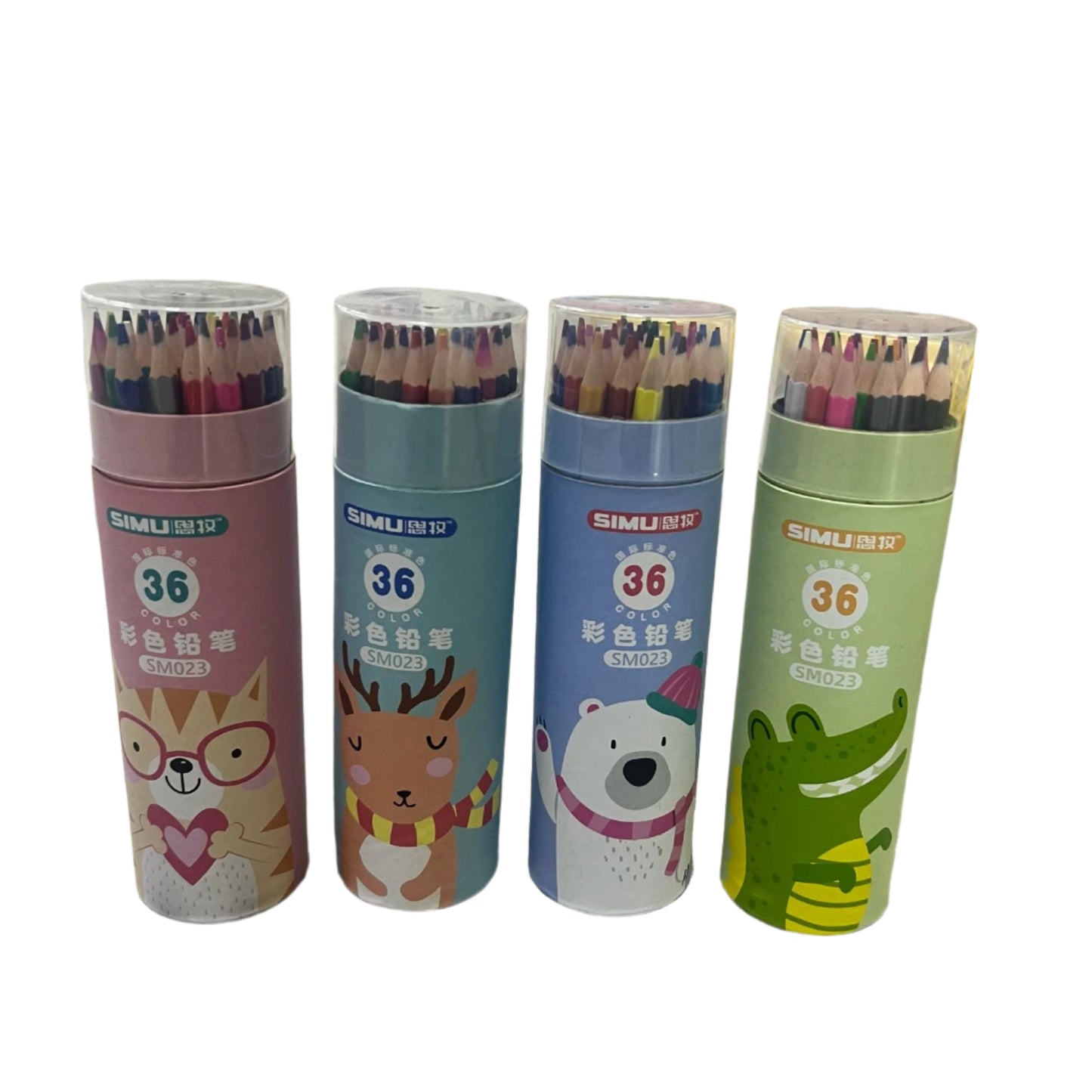 Lapiz de color 36 - Animalitos