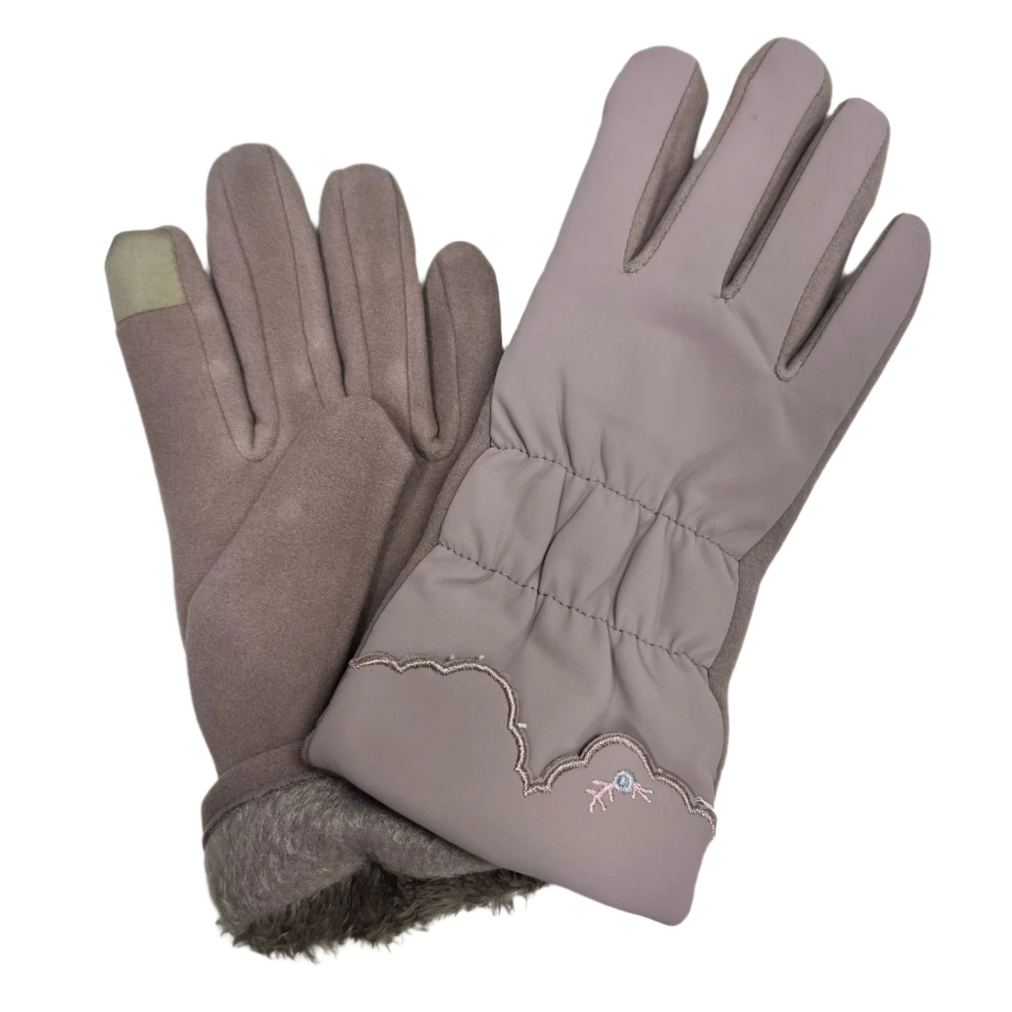 Guante femenino peludo TOUCH