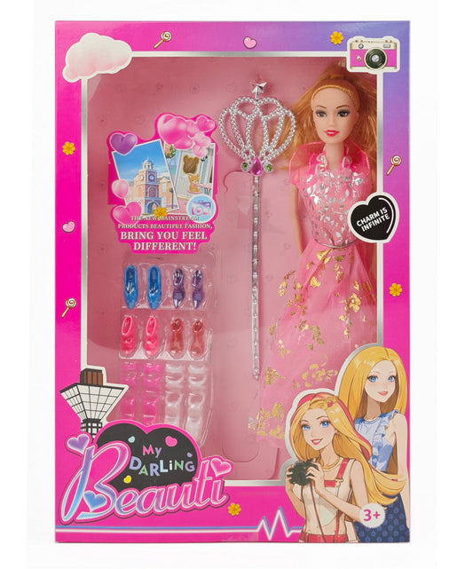 Muneca c/ascesorios beauty (670-10)