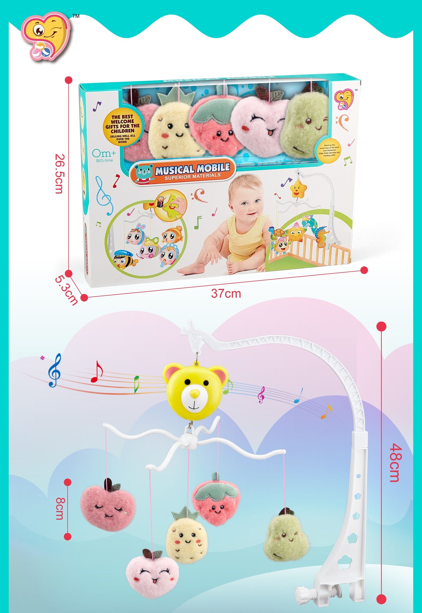 Movil musical giratorio (668-11)