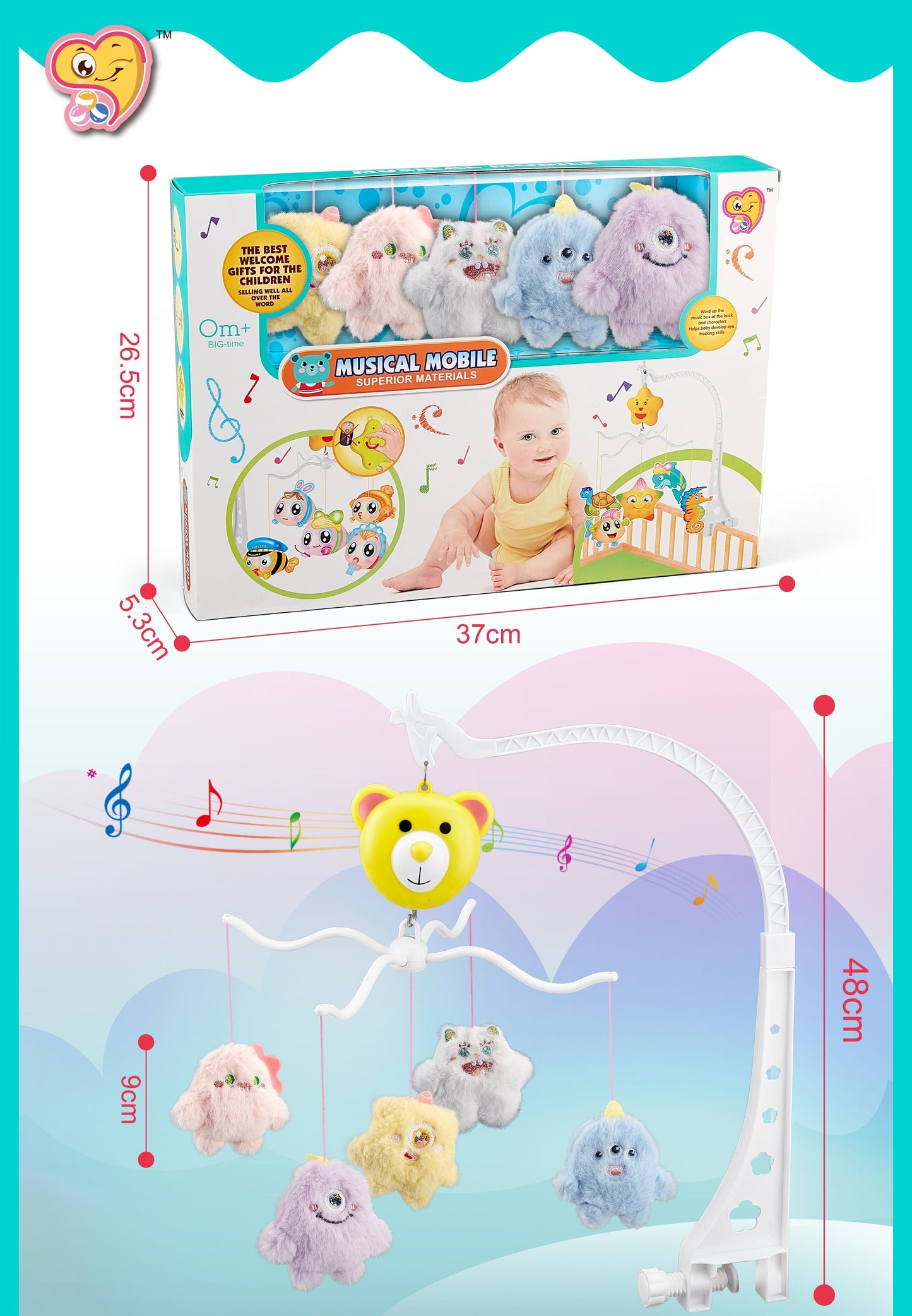 Movil musical giratorio (668-13)