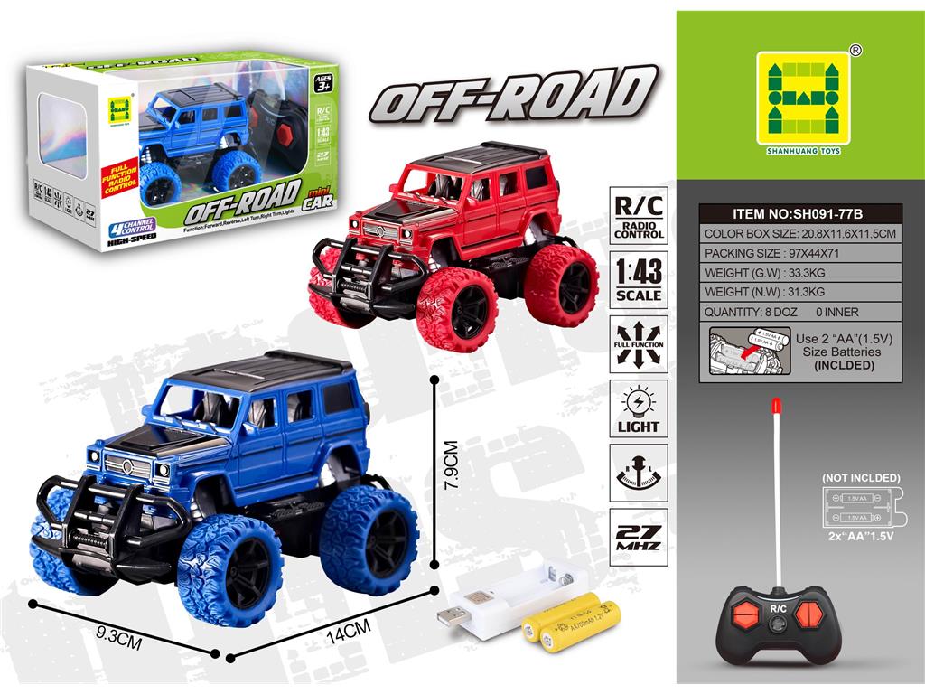 Coche jeep a control SH091-77B