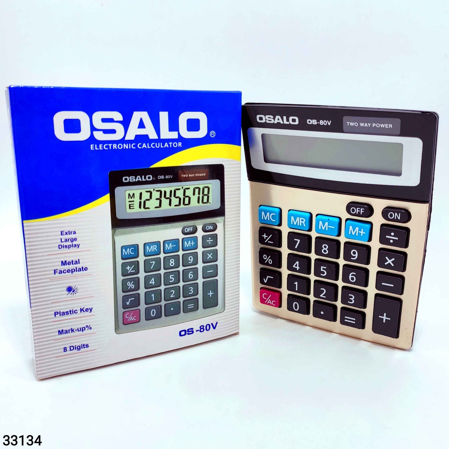 Calculadora 8 Digitos OS-80V 33134