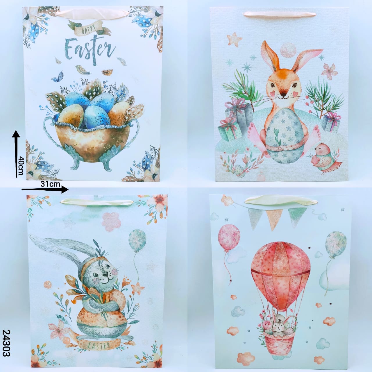 Bolsa p/ regalo conejo - Grande