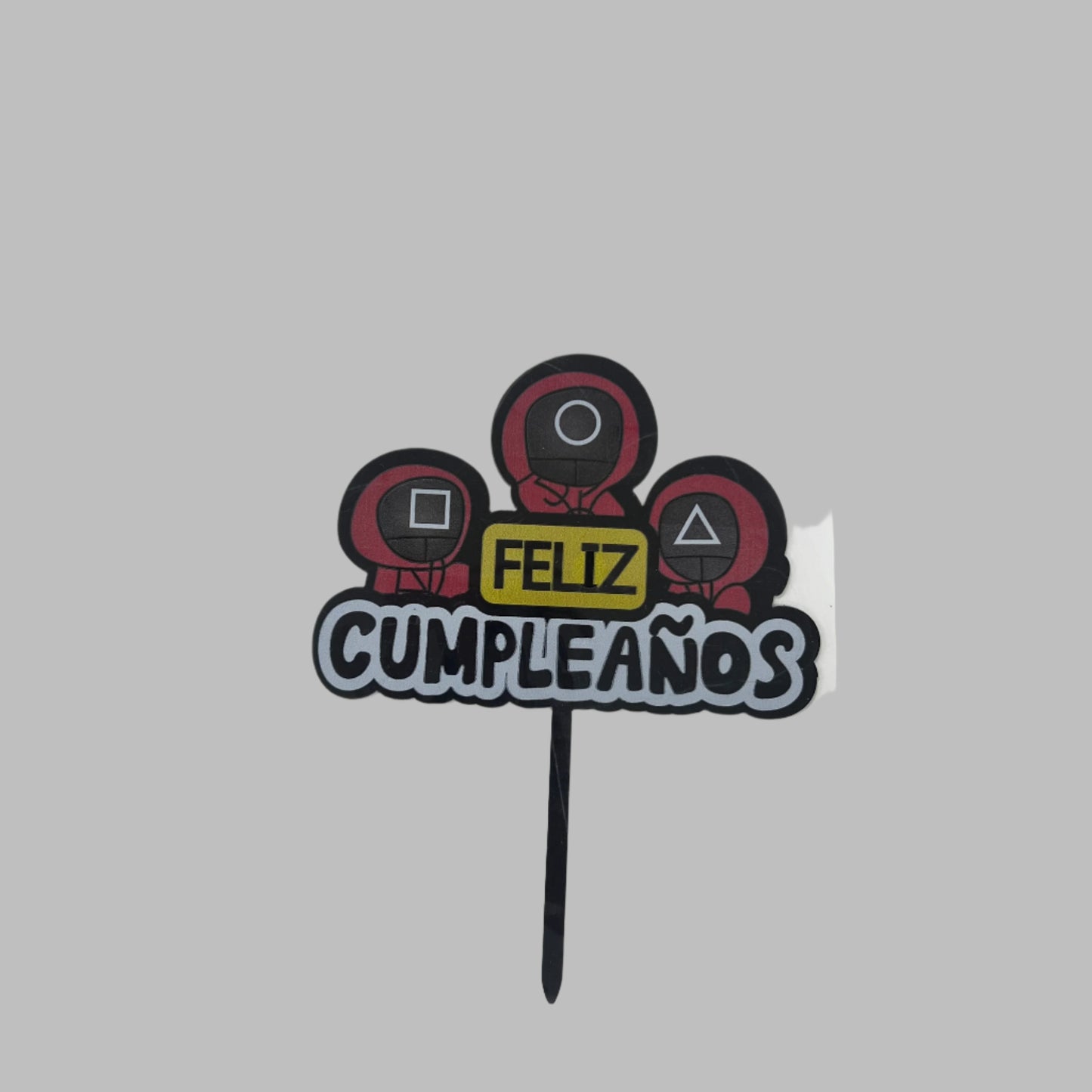 Adorno Calamar - Topper para Cumpleaños