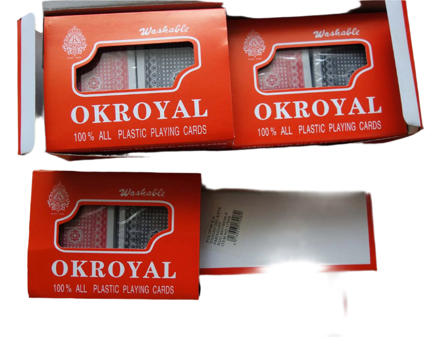 NAIPE PLASTICO OKROYAL