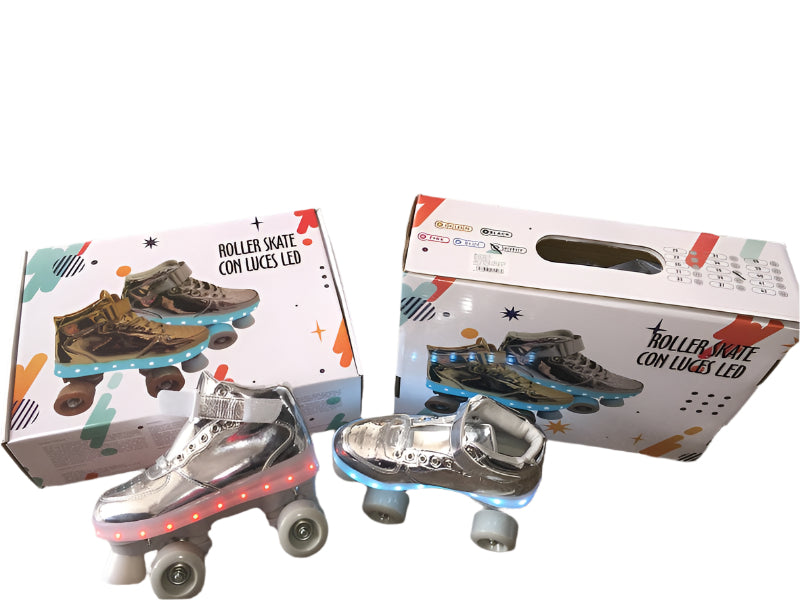 Patin 4 rueda con led 21526