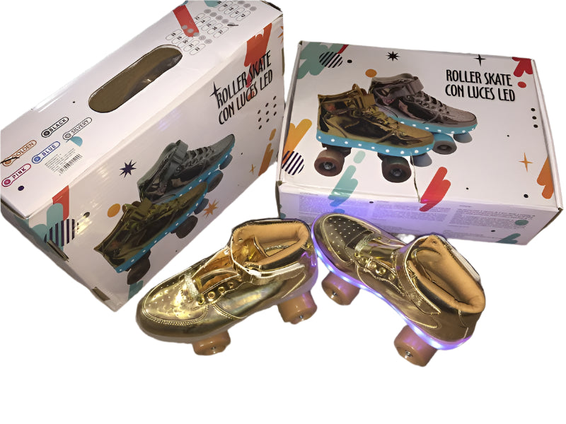 Patin 4 rueda con led 21529