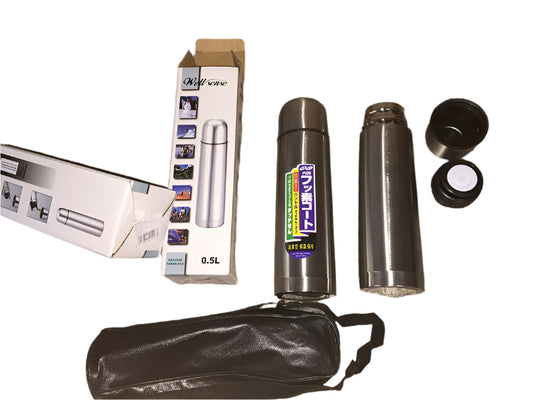 TERMO INOX 500ML CON BOLSITA 21557
