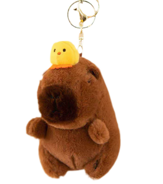 Llavero Capibara con patito - 12CM