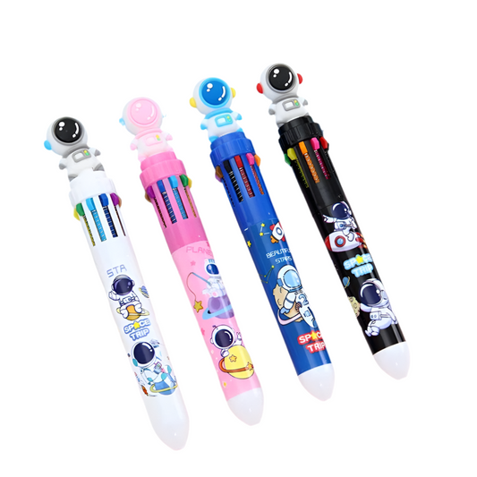 Boligrafo 10 colores - astronauta