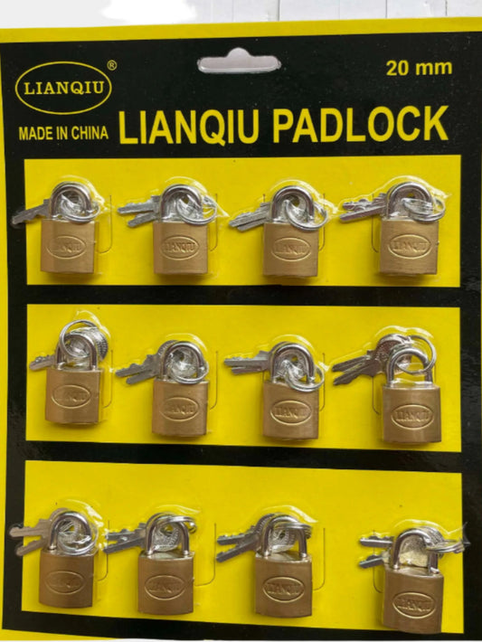 CANDADO 12PIEZA 20MM 33730