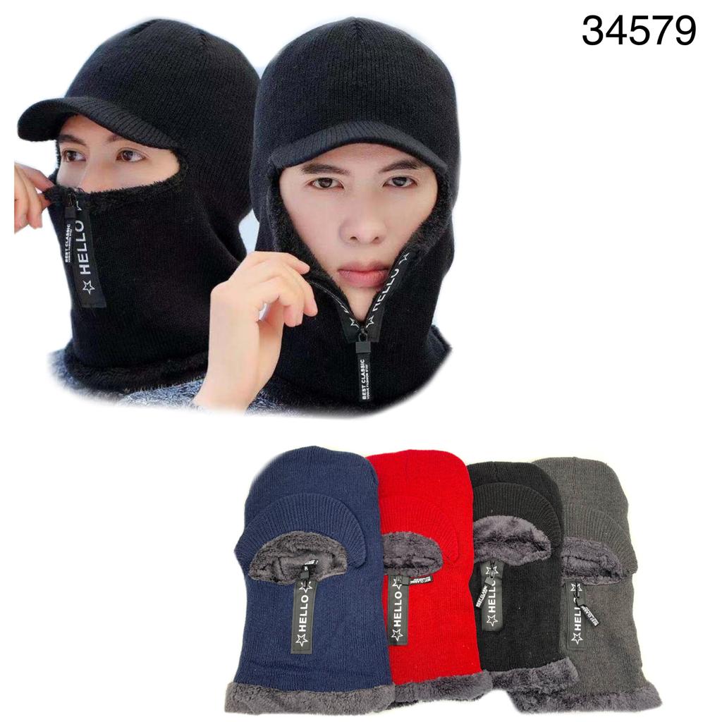 Gorra con Visera Lana