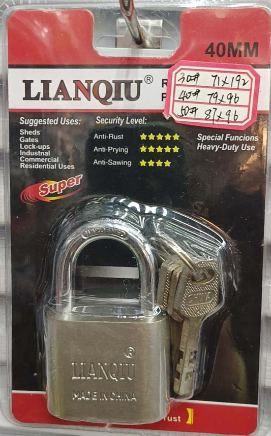 CANDADO I PIEZA 40MM 35636