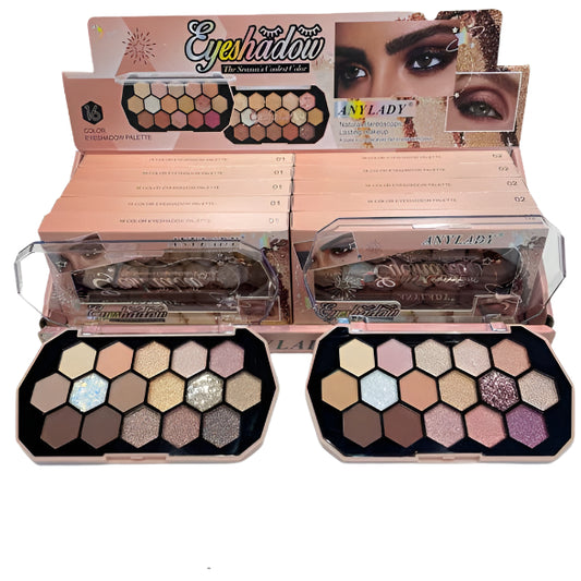 Paleta de Sombra 16 Tonos