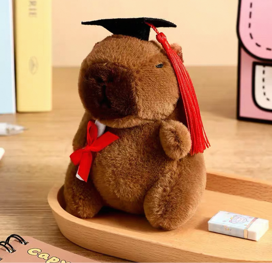 Llavero Capibara Graduado - 12CM