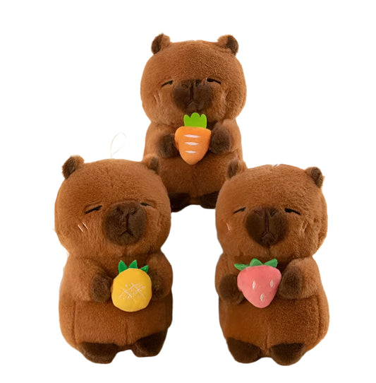 Peluche Capibara con Frutas - 23CM