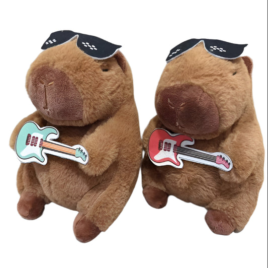 Peluche Capibara con Guitarra - 20CM