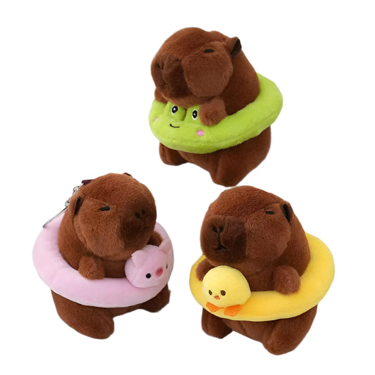 Llavero Carpincho con salva vidas - 12CM