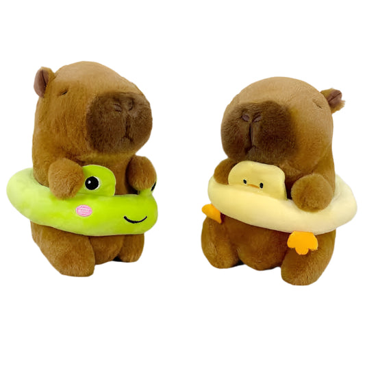 Peluche Capibara con Salva Vida - 22CM.