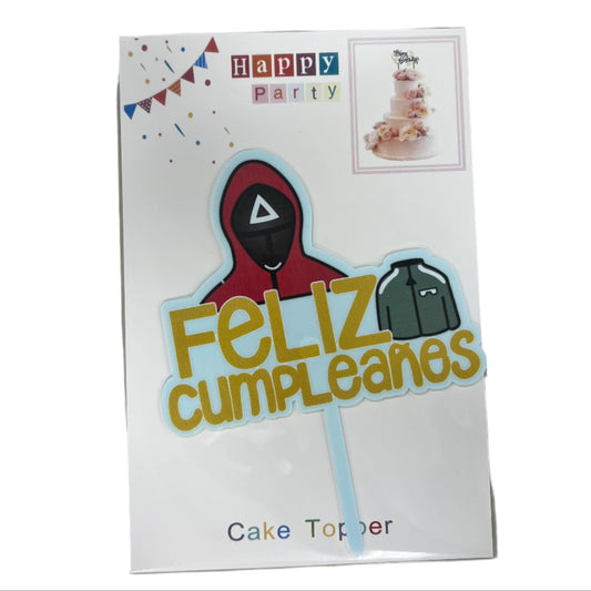 Adorno Calamar - Topper para Cumpleaños